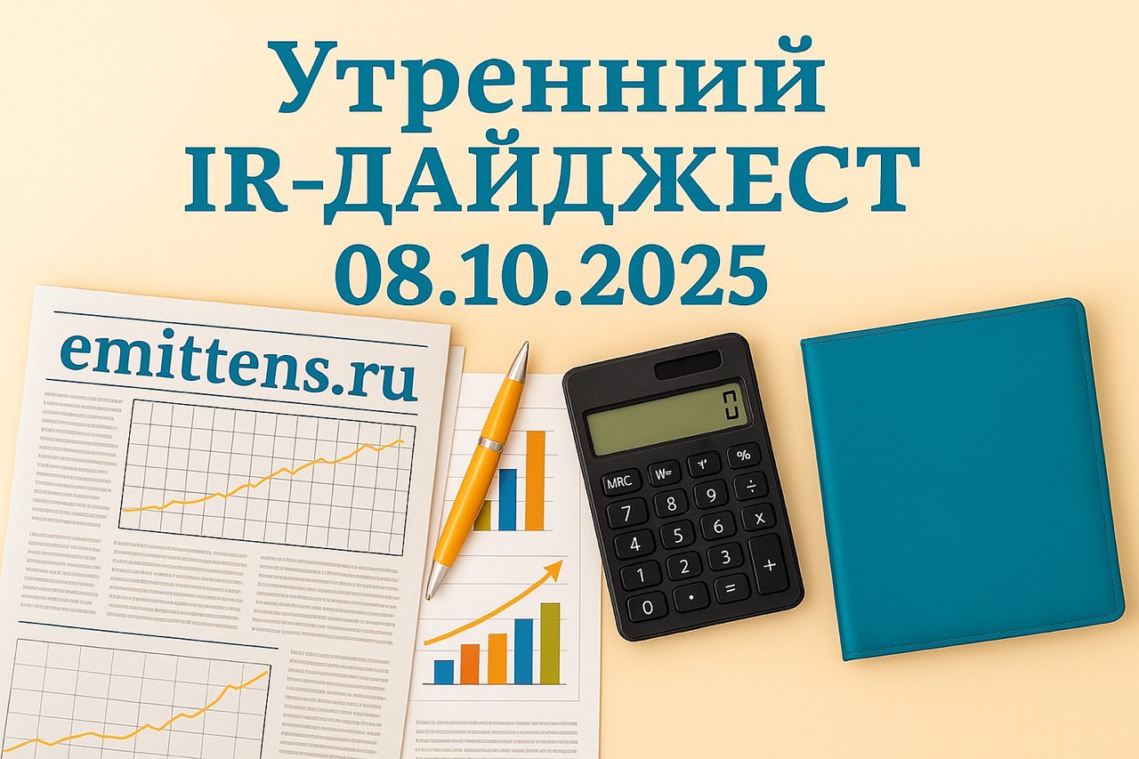 Утренний IR-дайджест 08.10.2025