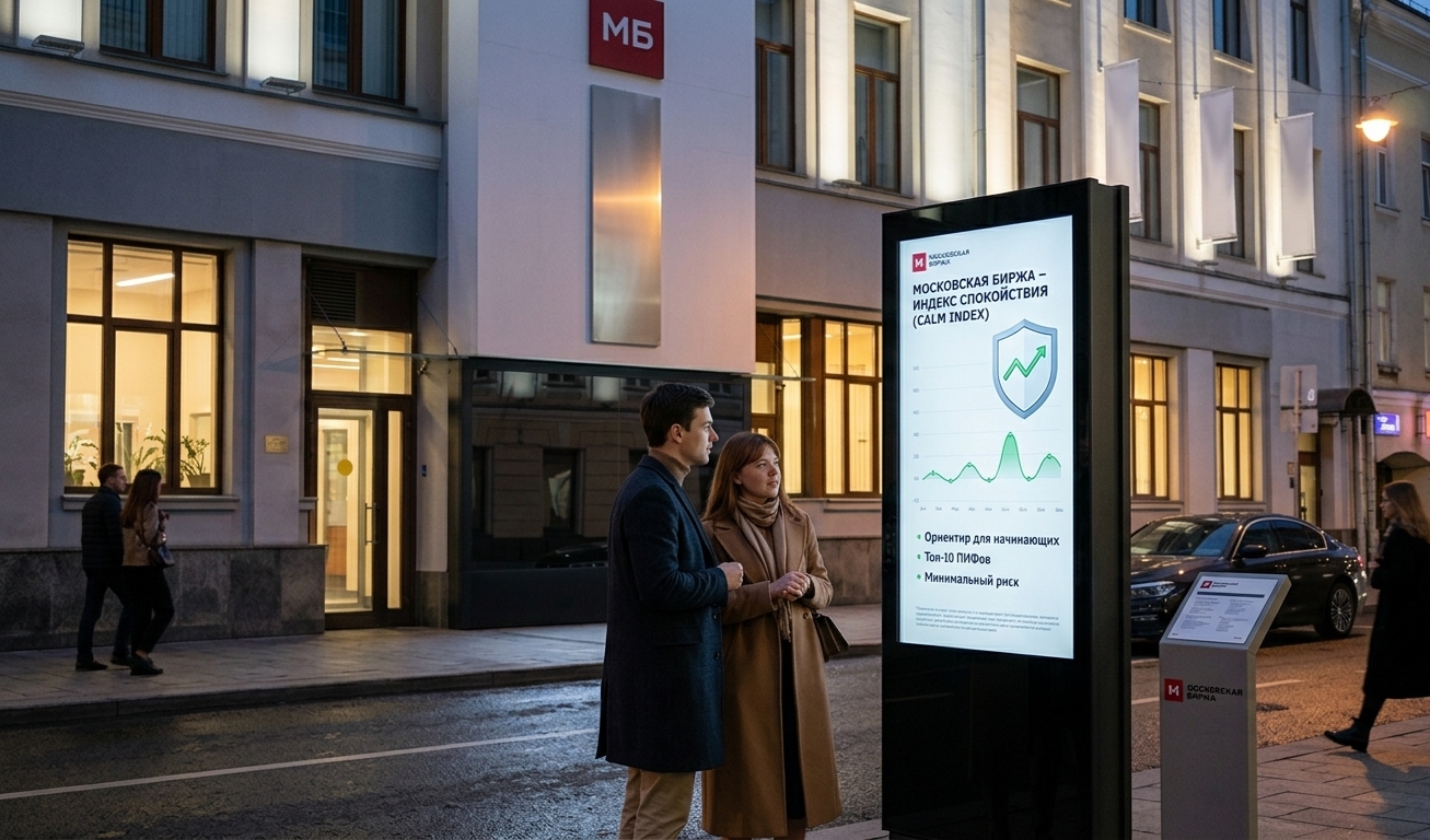Московская биржа осенью планирует запустить новый бенчмарк — «индекс спокойствия», предназначенный для начинающих частных инвесторов.