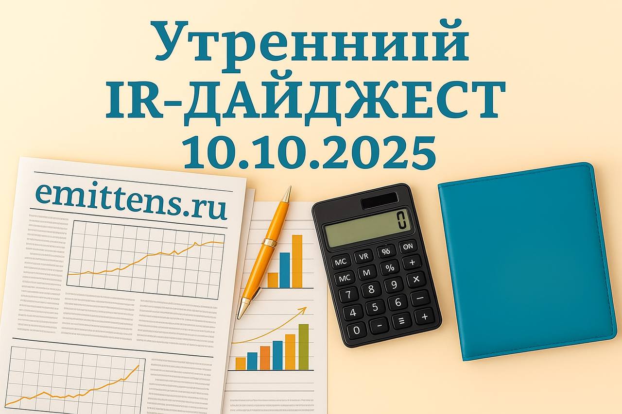 Утренний IR-дайджест 10.10.2025